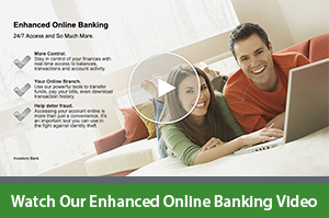 Online banking services and opening put down and balances.